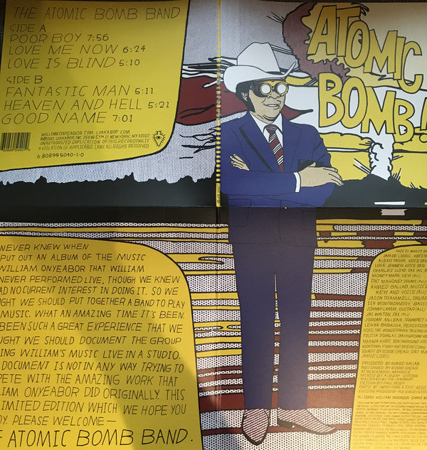 The Atomic Bomb Band : Plays The Music Of William Onyeabor (LP, Album, RSD, Ltd)