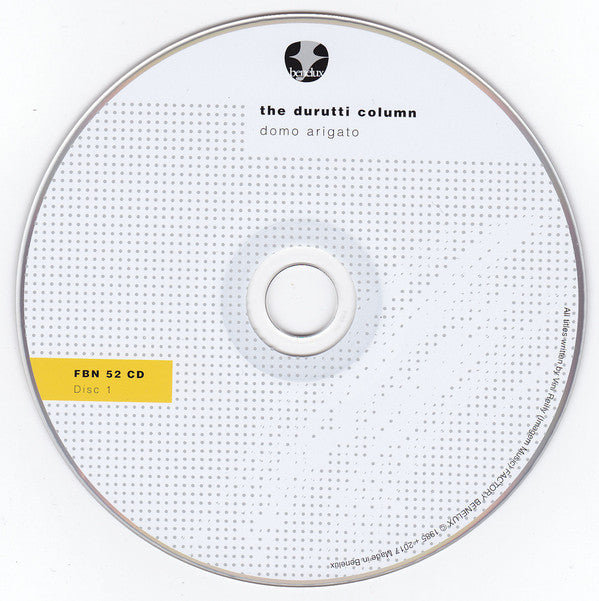 The Durutti Column : Domo Arigato Deluxe (Live In Japan) (CD, Album, RE + 2xCD, RM + DVD-V, RE + Box, Dlx)