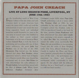 Papa John Creach : Live At The Long Branch Park (2xCD, Album, Unofficial)