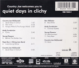 Various : Country Joe Welcomes You To Quiet Days In Clichy (CD, Album, RE, RM)