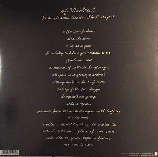 Of Montreal : Hissing Fauna, Are You The Destroyer? (LP, Yel + LP, Red + Album, RE)