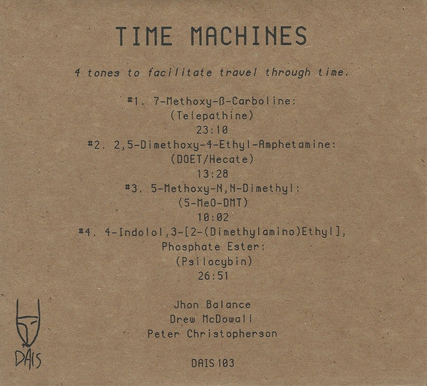 Time Machines : Time Machines (CD, Album, RE, RM)
