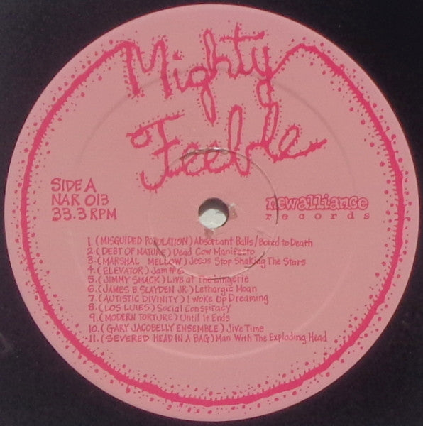 Various : Mighty Feeble (LP, Comp, RE)