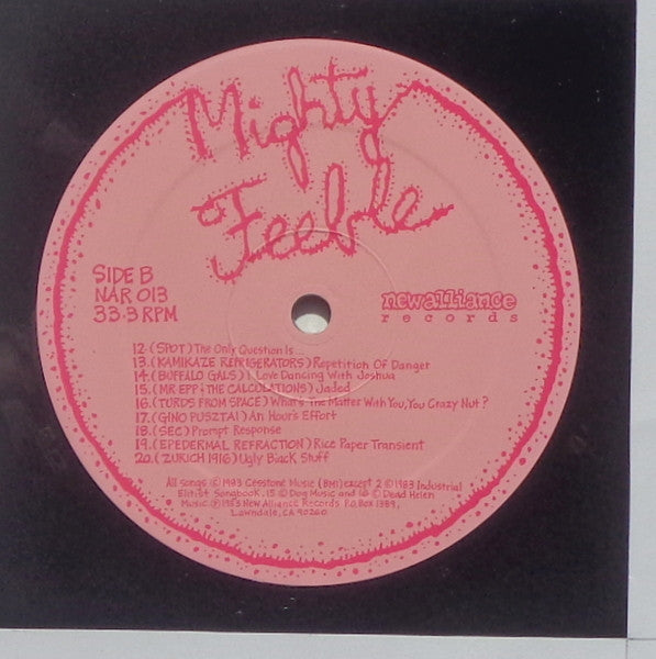 Various : Mighty Feeble (LP, Comp, RE)