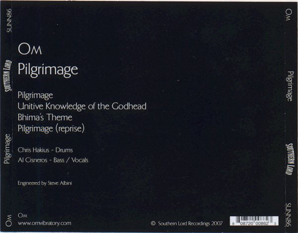 Om (8) : Pilgrimage (CD, Album, RP)