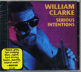 William Clarke : Serious Intentions (CD, Album, RP)