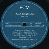 The Danish String Quartet : Last Leaf (LP, Album)