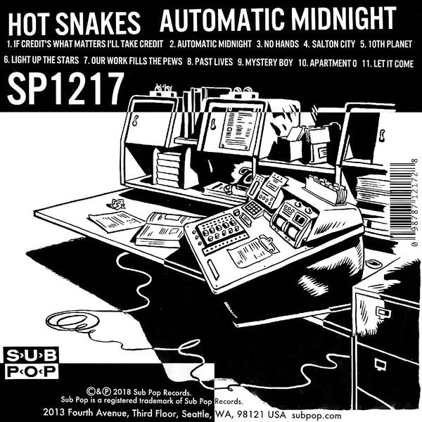 Hot Snakes : Automatic  Midnight (CD, Album, RE)