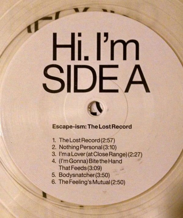 Escape-Ism : The Lost Record (LP, Album, Ltd, Cle)