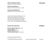 The Danish String Quartet - Ludwig van Beethoven / Dmitri Shostakovich / Johann Sebastian Bach : Prism I (CD, Album)