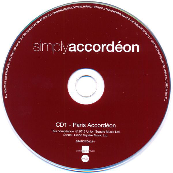 Various : Simply Accordéon (4xCD, Comp + Box)