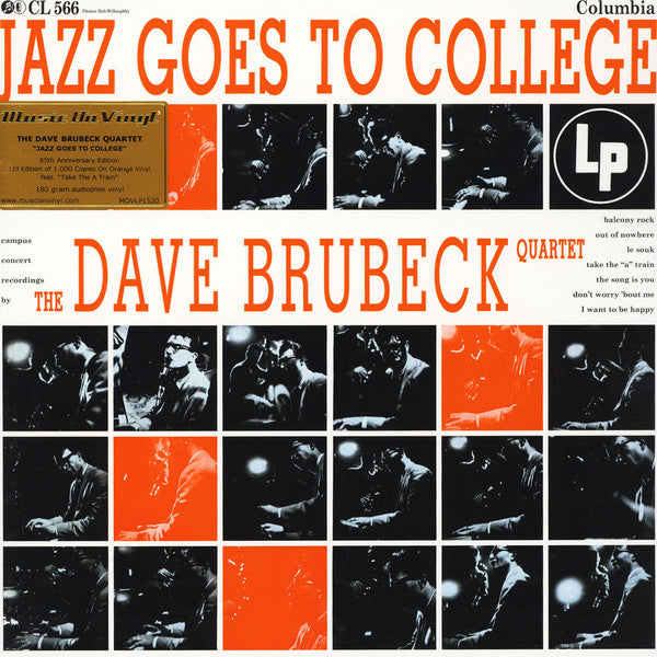 The Dave Brubeck Quartet : Jazz Goes To College (LP, Album, Ltd, Num, RE, Ora)