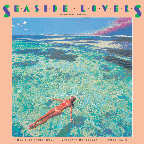 Masataka Matsutoya, Akira Inoue, Hiroshi Sato : Seaside Lovers ‎– Memories In Beach House (LP, Album, RE, RM, Cle)