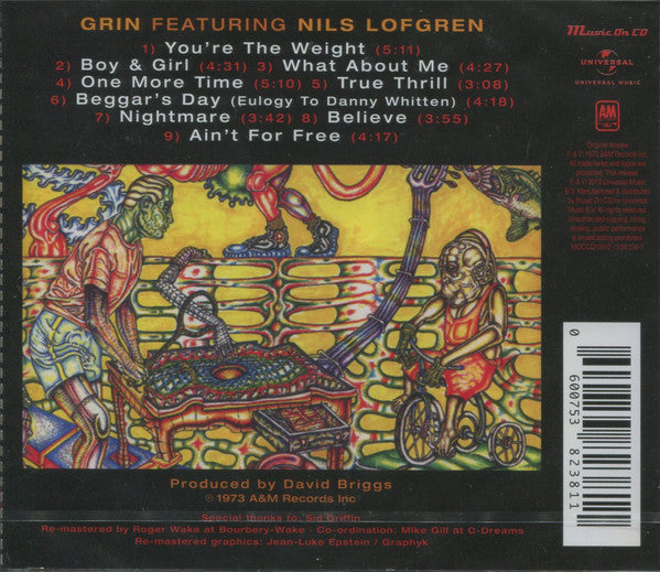 Grin : Gone Crazy (CD, Album, RE)