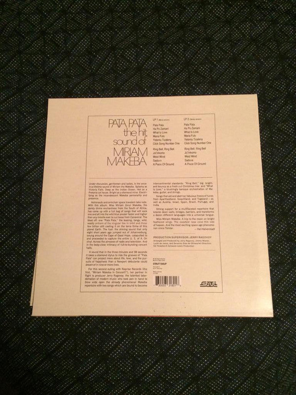 Miriam Makeba : Pata Pata (LP, Album, Mono, RE, RM + LP, Album, RE, RM)