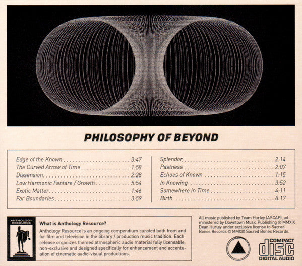 Dean Hurley : Anthology Resource Vol. II: Philosophy Of Beyond (CD)