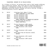 Various : Tarantismo : Odyssey Of An Italian Ritual (2xLP, Comp + Box, S/Edition)