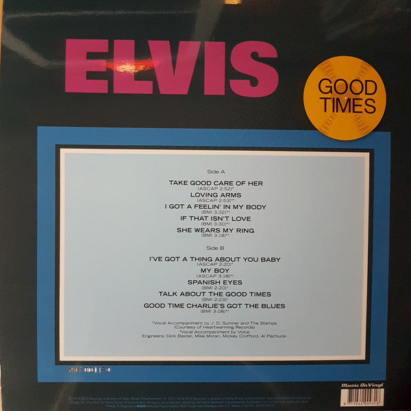 Elvis* : Good Times (LP, Album, Ltd, Num, RE, Blu)