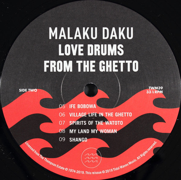 Malaku Daku : Love Drums From The Ghetto (LP, Album, Ltd, RE)