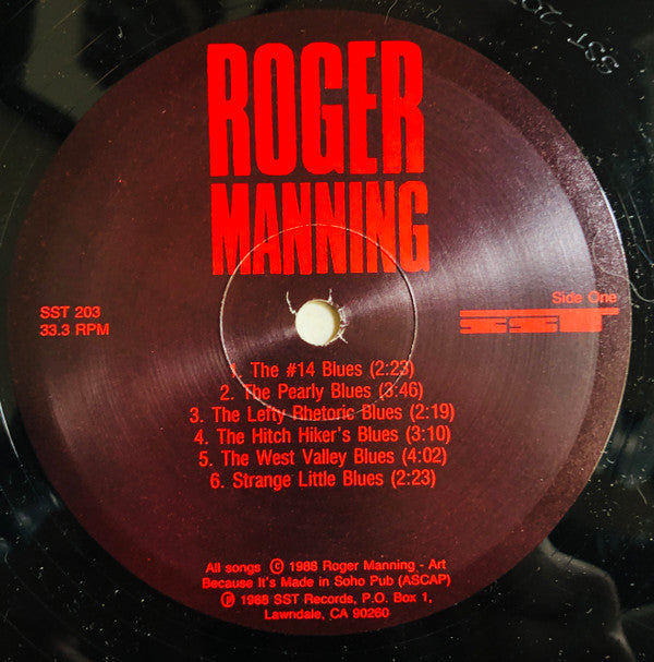 Roger Manning : Roger Manning (LP, Album)