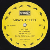 Minor Threat : Out Of Step (12", EP, RE, RM, Rec)