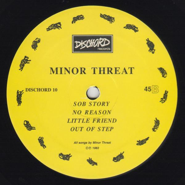 Minor Threat : Out Of Step (12", EP, RE, RM, Rec)