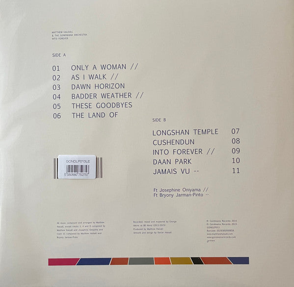 Matthew Halsall & The Gondwana Orchestra : Into Forever (LP, Album, RE, Opt)