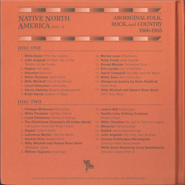 Various : Native North America (Vol. 1) Aboriginal Folk, Rock And Country 1966-1985 (2xCD, Comp, RE)