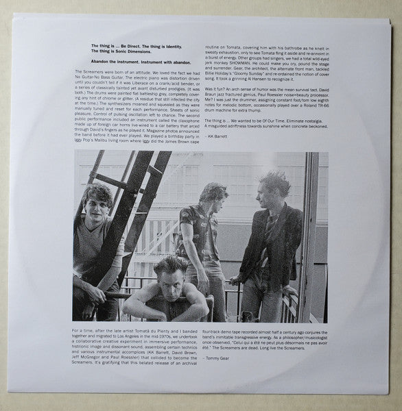 Screamers : Demo Hollywood 1977 (12", Ltd, Red)