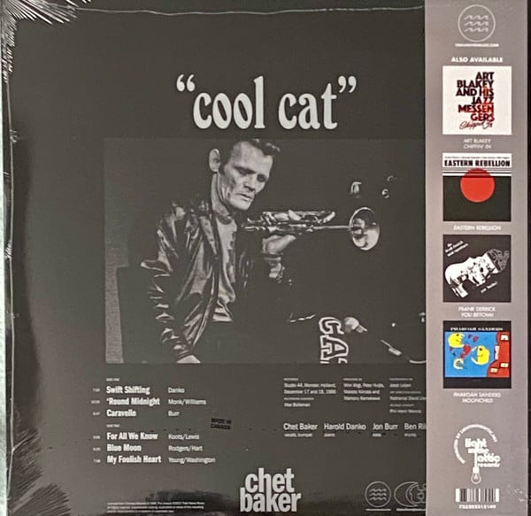 Chet Baker : Cool Cat (LP, Album, Ltd, RE, 180)