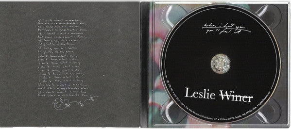 Leslie Winer : When I Hit You - You'll Feel It (CD, Comp, RM)