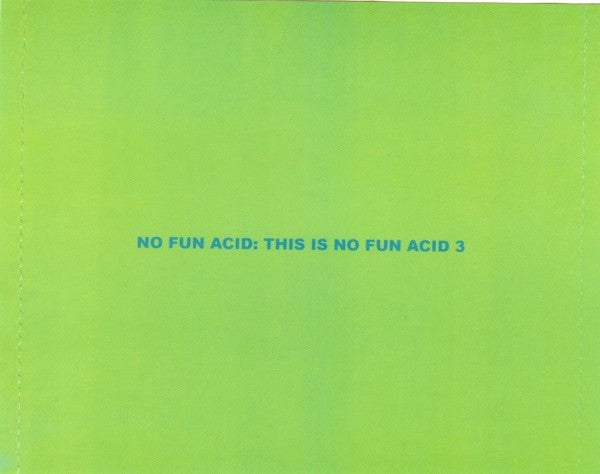 No Fun Acid : This Is No Fun Acid 3 (CD, Ltd)