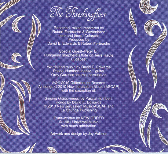 Wovenhand* : The Threshingfloor (CD, Album)