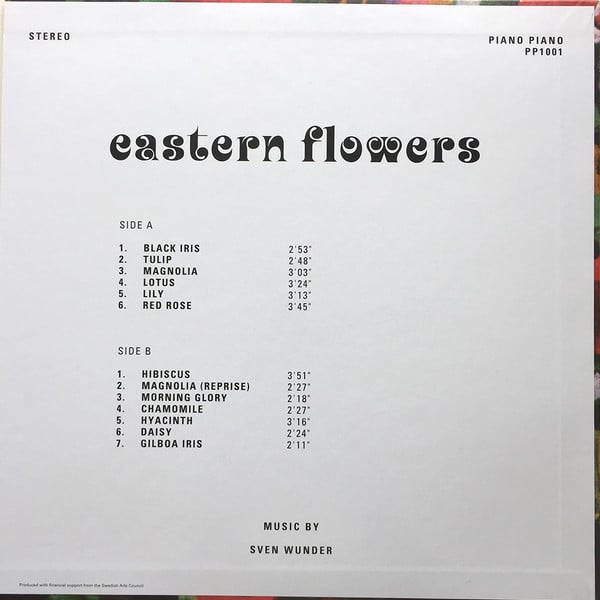 Sven Wunder : Eastern Flowers (LP, Album, RP)