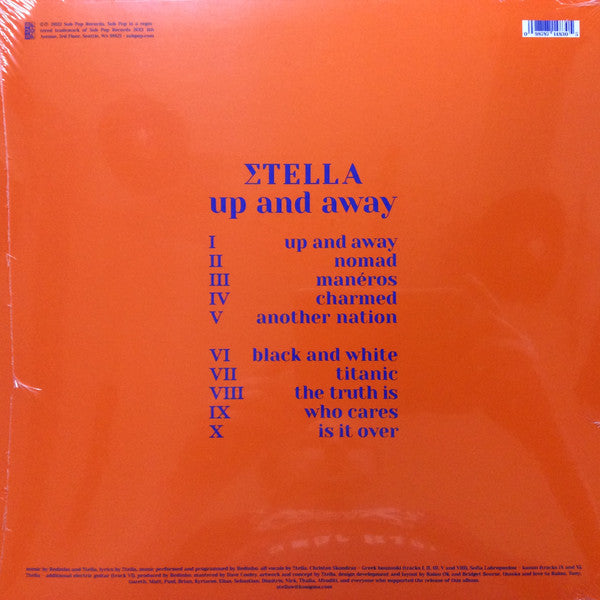 Σtella : Up And Away (LP, Album, Ltd, Blu)