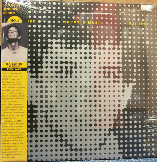 Lou Reed : Words & Music, May 1965 (LP, Album, Pin)