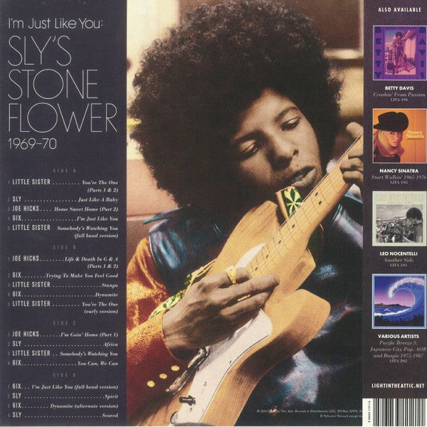 Sly Stone : I'm Just Like You: Sly's Stone Flower 1969-70 (2xLP, Comp, RP, Pur)