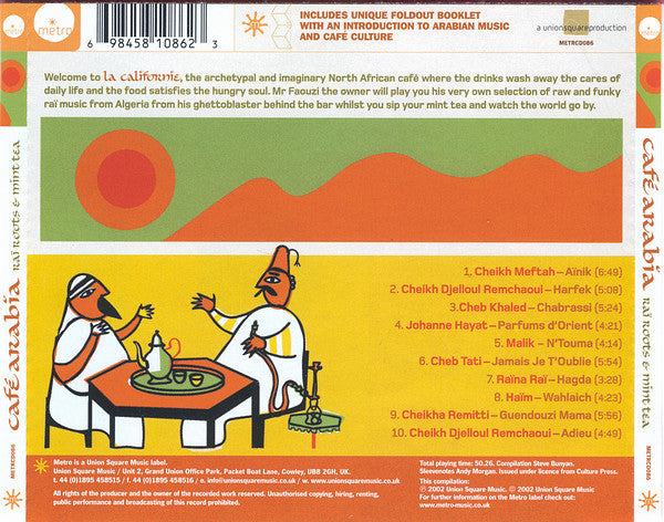 Various : Café Arabia (Raï Roots & Mint Tea) (CD, Comp)