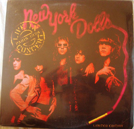 New York Dolls : Live In Concert (Paris 1974) (LP, Album, Ltd, RE)