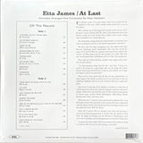Etta James : At Last! (LP, Album, RE, Ora)