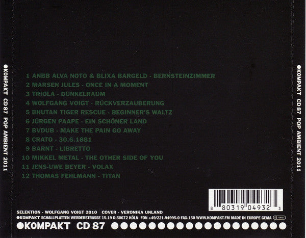 Various : Pop Ambient 2011 (CD, Comp)
