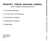 Emahoy Tsege Mariam Gebru* : Spielt Eigene Kompositionen (CD, RE, RM)
