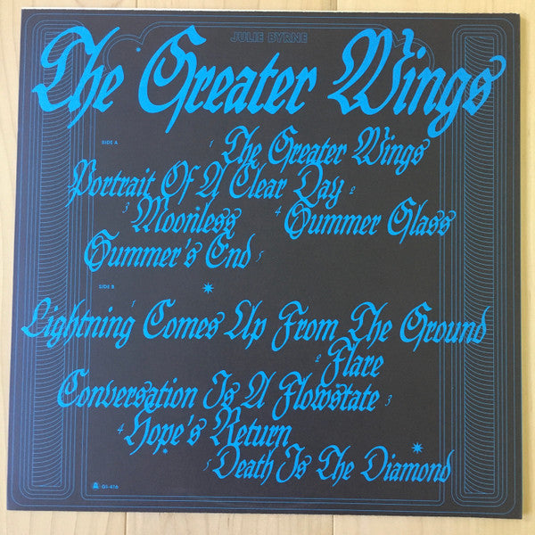 Julie Byrne : The Greater Wings (LP, Album, Ltd, Sky)