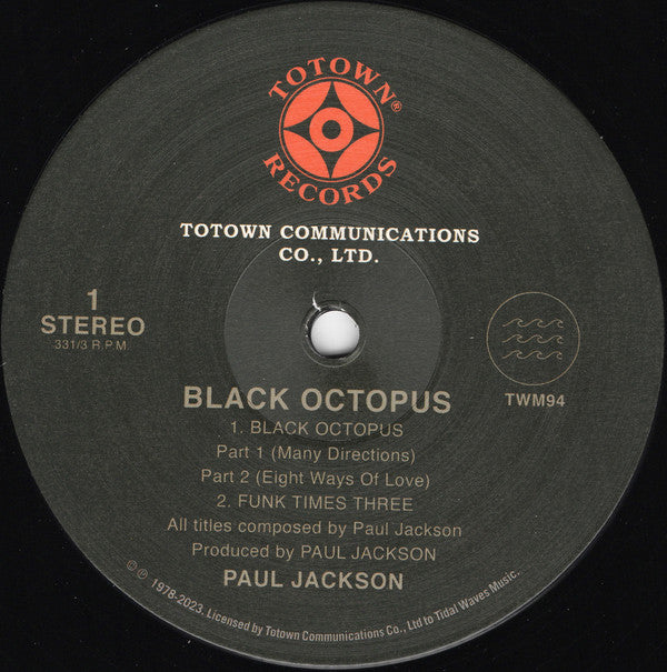 Paul Jackson (2) : Black Octopus (LP, Album, Ltd, RE)