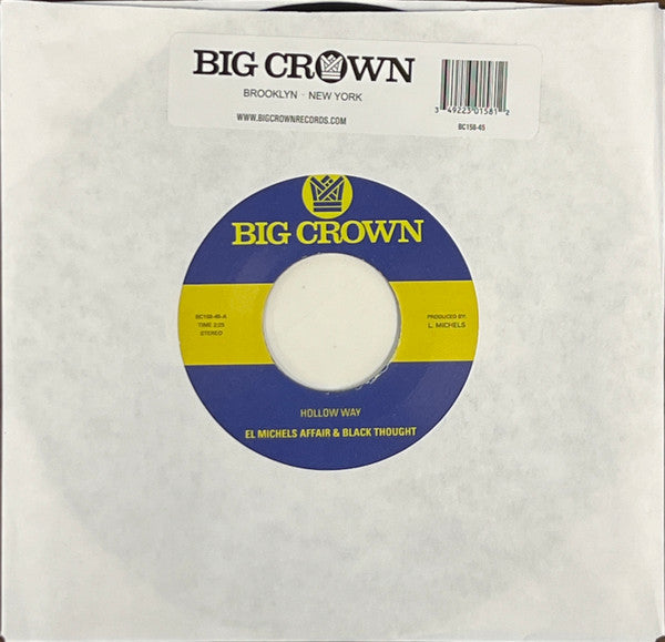 El Michels Affair & Black Thought : Hollow Way (7", Single)