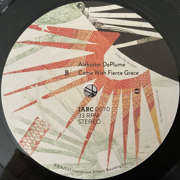 Alabaster DePlume : Come With Fierce Grace (LP, Album)