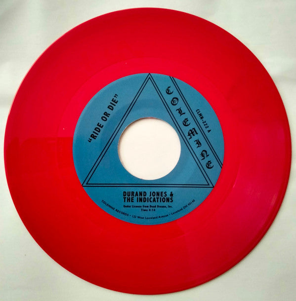 Durand Jones & The Indications : Ride Or Die (7", Single, Red)