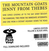 The Mountain Goats : Jenny From Thebes (LP, Album, Ltd, Yel)