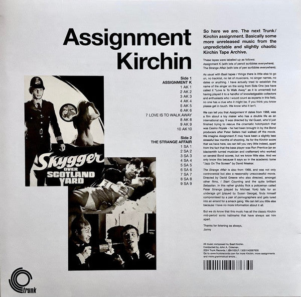 Basil Kirchin : Assignment Kirchin  (LP, Album)