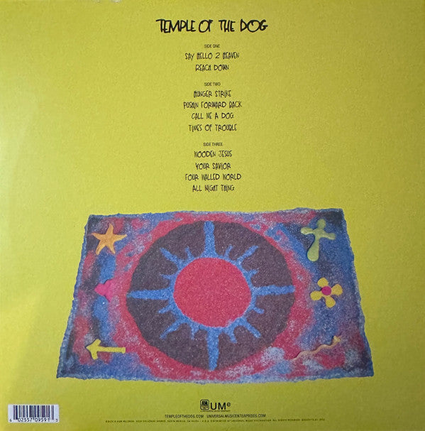 Temple Of The Dog : Temple Of The Dog (LP + LP, S/Sided, Etch + Album, RE, RM, Gat)